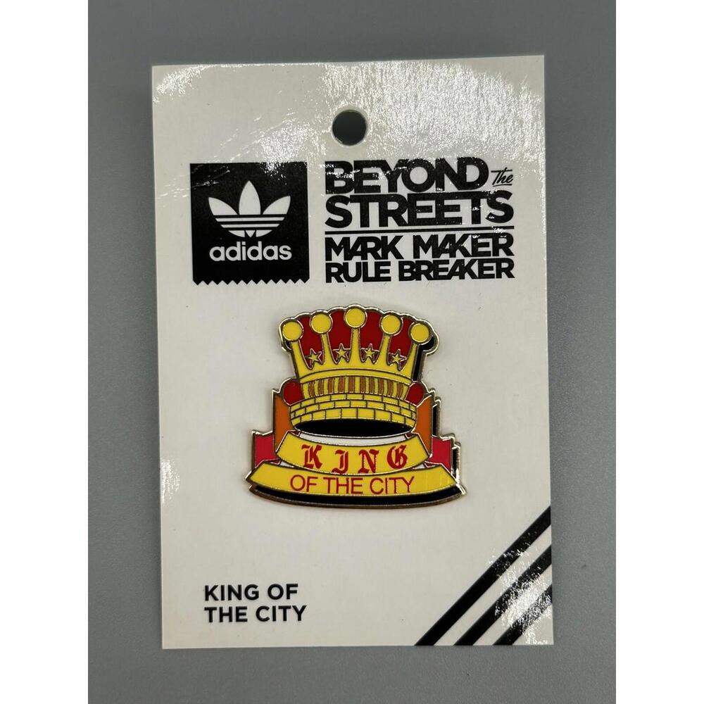 King Of The City Adidas Pin Beyond The Streets Mark Maker Rule Breaker Crown